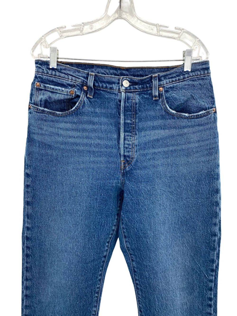 Levi’s 501 Original Jeans Straight Leg Button Fly Men’s Size 33 x 30 - Picture 2 of 11